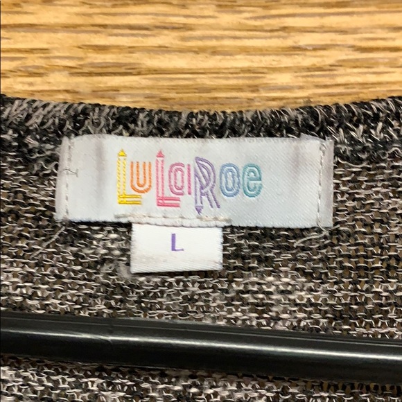 LuLaRoe Sarah Cardigan Duster Grey Heathered - Picture 4 of 4